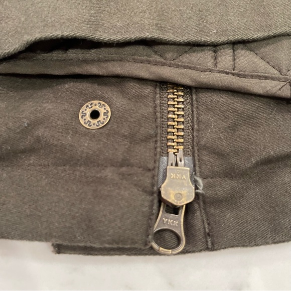 LIKE NEW! J.Jill army green lined utility jacket - Picture 9 of 14